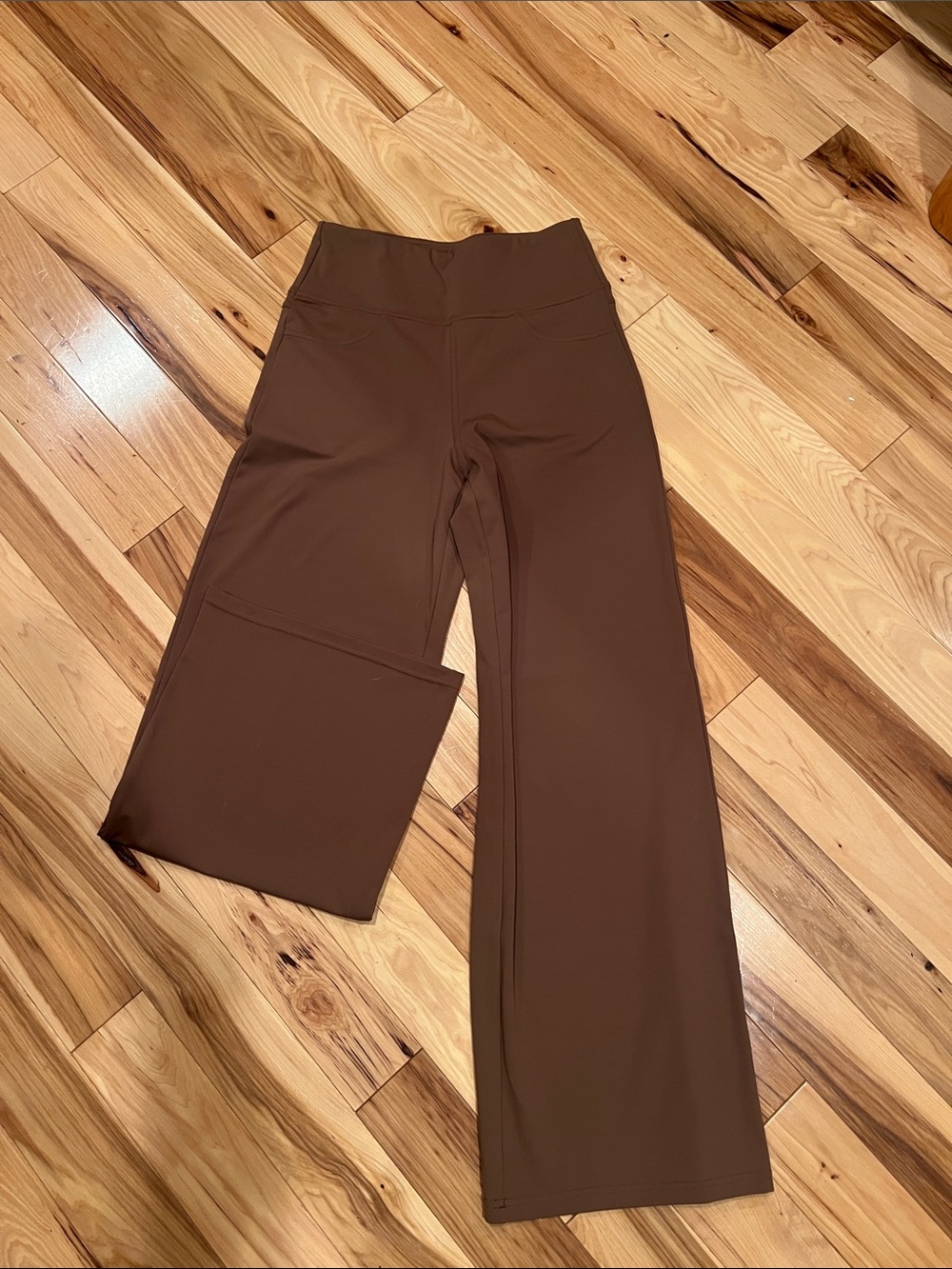 HALARA Brown Wide Leg High-Rise Pants